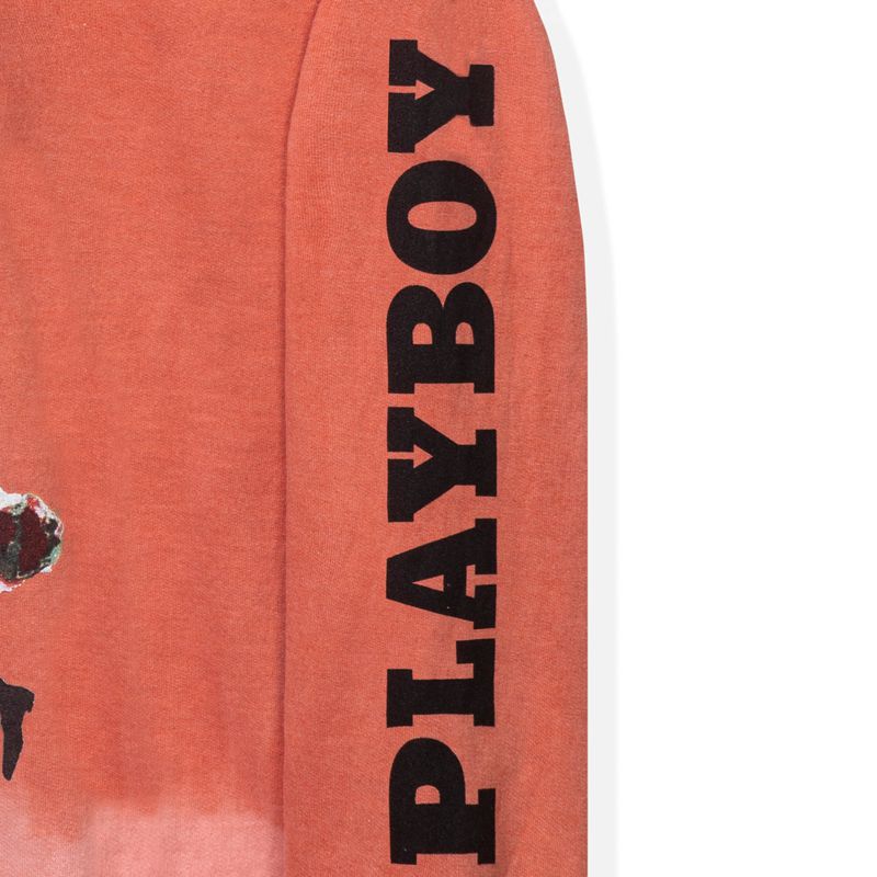 Playboy Mr. Crewneck Men's Hoodie Orange | 309148WUR