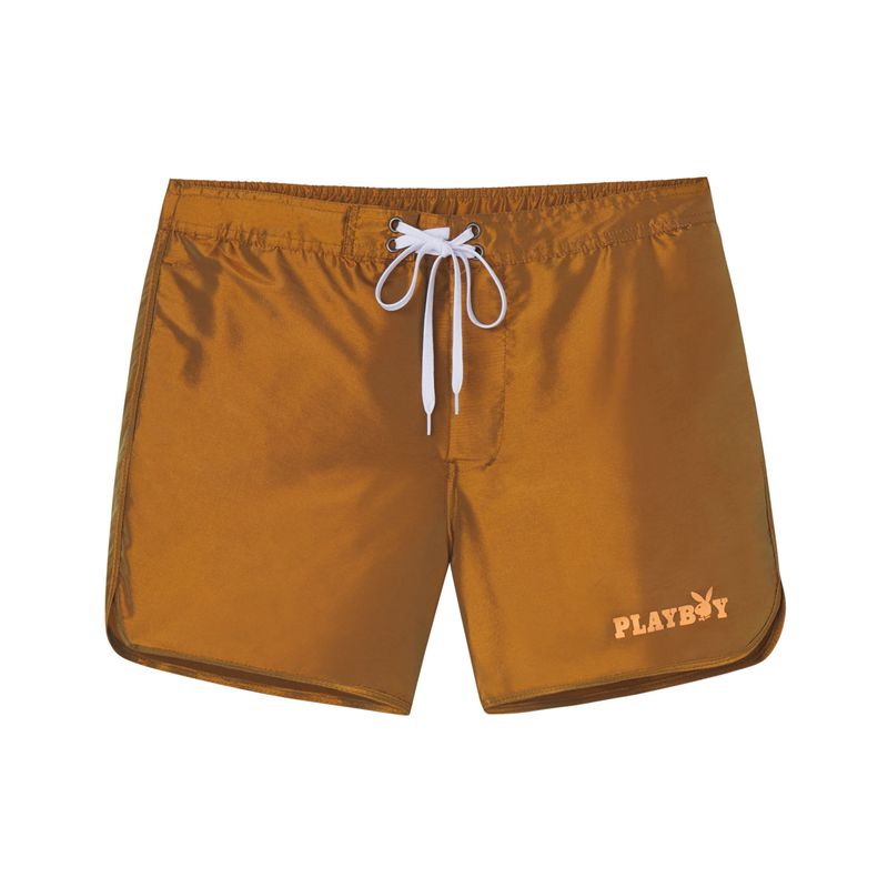 Playboy Night Out Trunks Men\'s Swimwear Orange | 650329UPJ