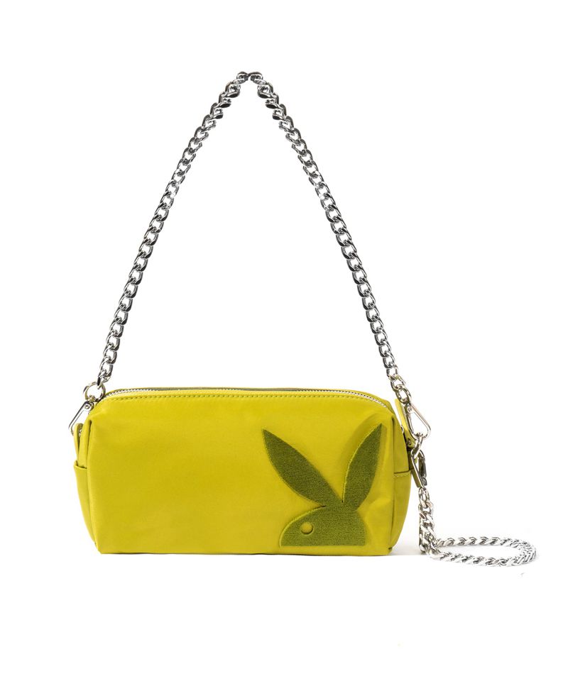 Playboy Nylon Clutch Women's Handbag Mustard | 347695PTG