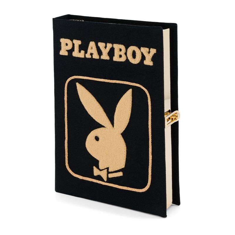 Playboy Olympia Le-Tan January 1984 Cover Clutch Women\'s Handbag Black / Gold | 286439YWC