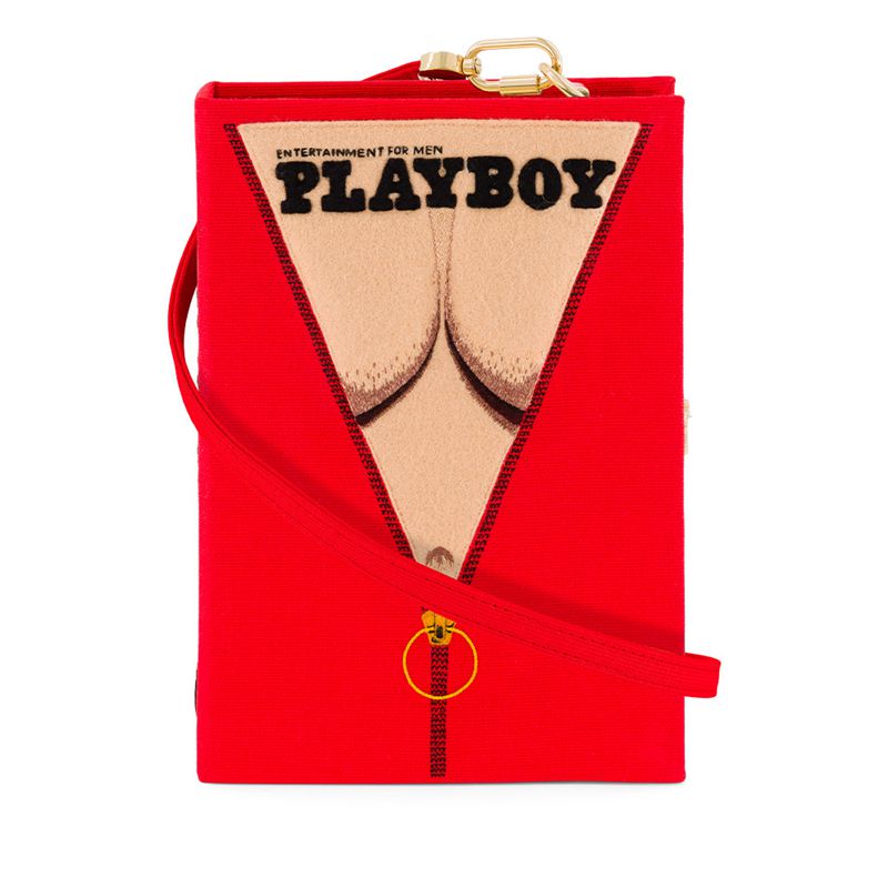 Playboy Olympia Le-Tan July 1973 Cover Clutch Women's Handbag Red | 039182ZMQ