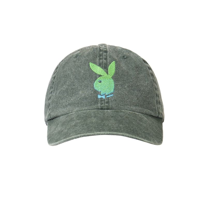 Playboy Ombre Rabbit Head Dad Men\'s Hats Grey | 219508ORC