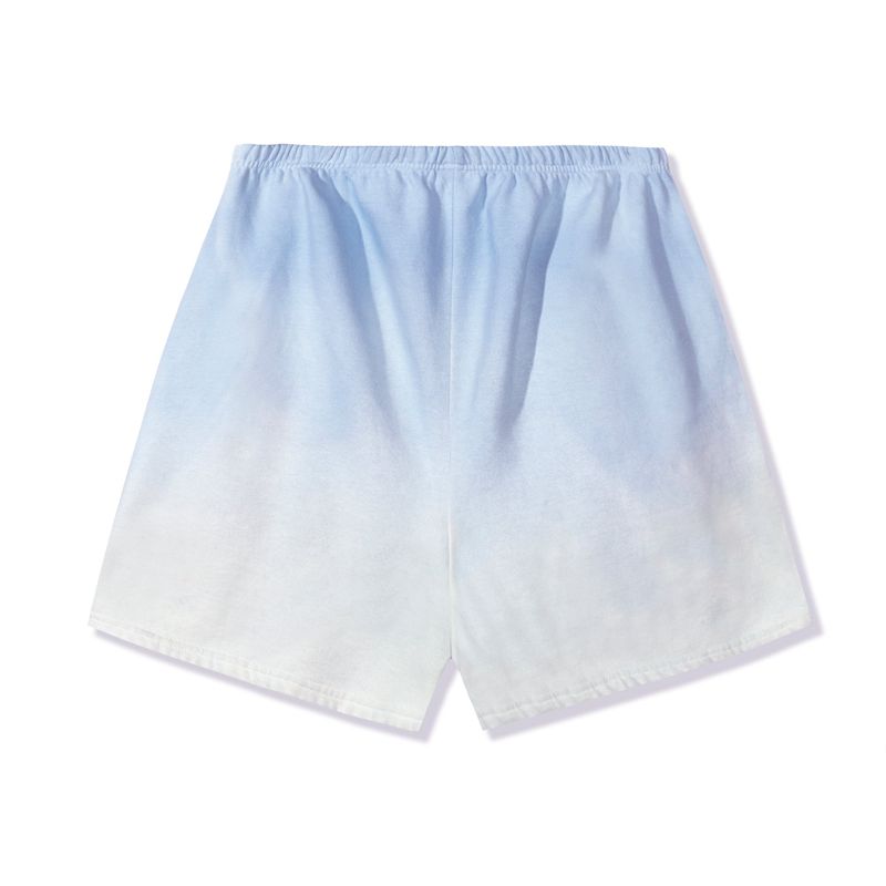 Playboy Ombre Sunburst Sweat Men's Shorts White / Blue | 531096JFO