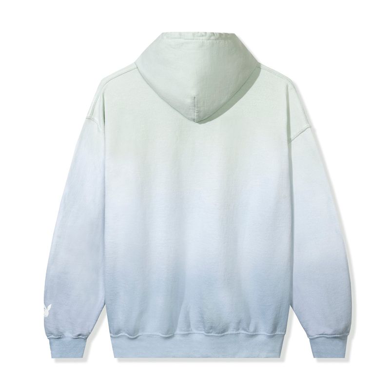 Playboy Ombre Sunburst Women's Hoodie Grey / Blue | 034786KVA