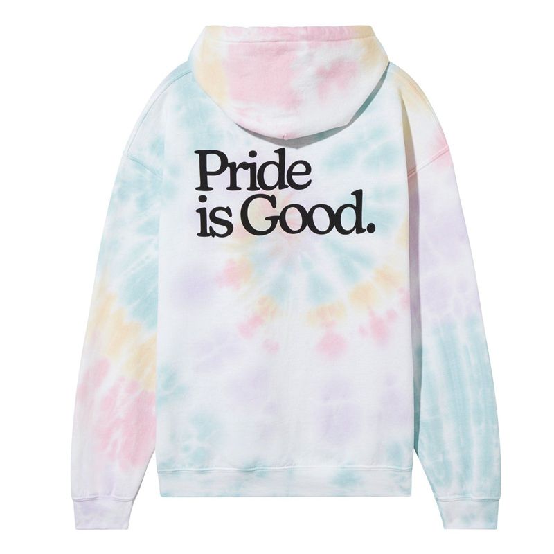 Playboy Pride Is Good Multi Tie Dye Women's Hoodie Multicolor | 296753WJO