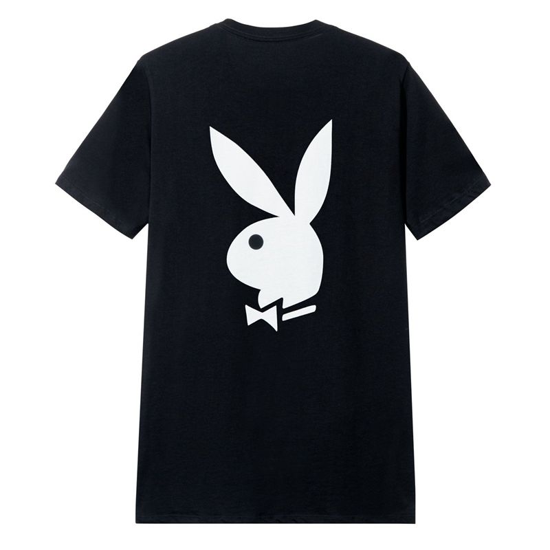 Playboy Rabbit Head Logo Men's Shirts Pink | 983540IRT