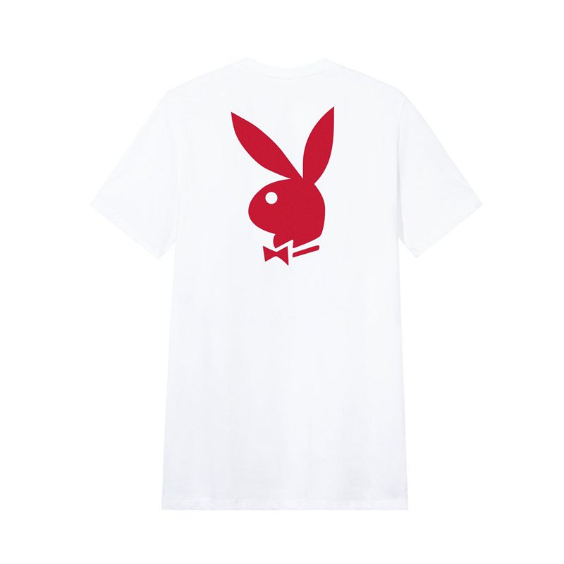 Playboy Rabbit Head Logo Men's Shirts Pink | 983540IRT