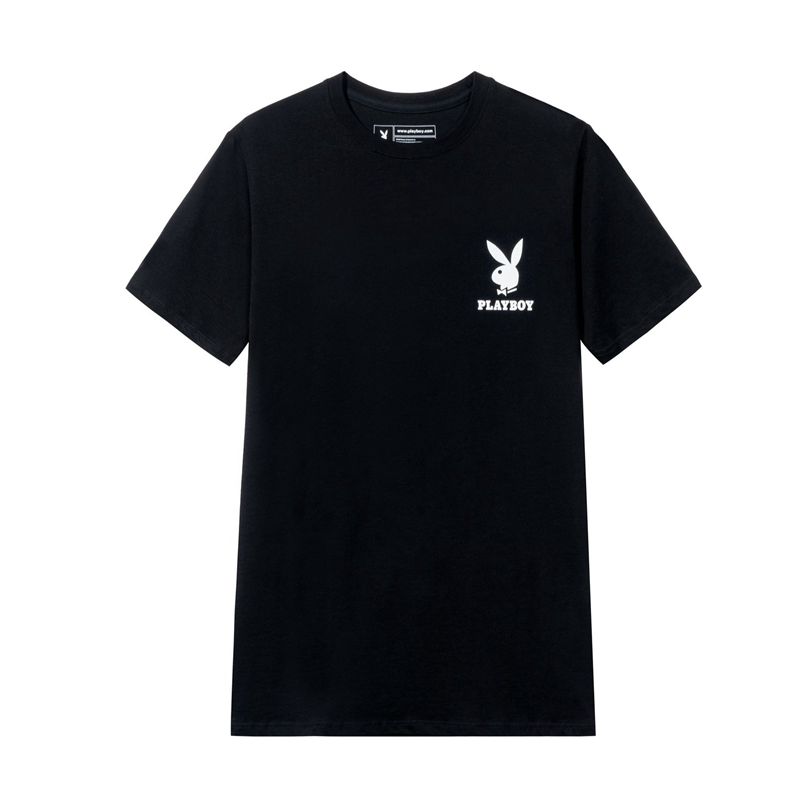 Playboy Rabbit Head Logo Men's Shirts Pink | 983540IRT