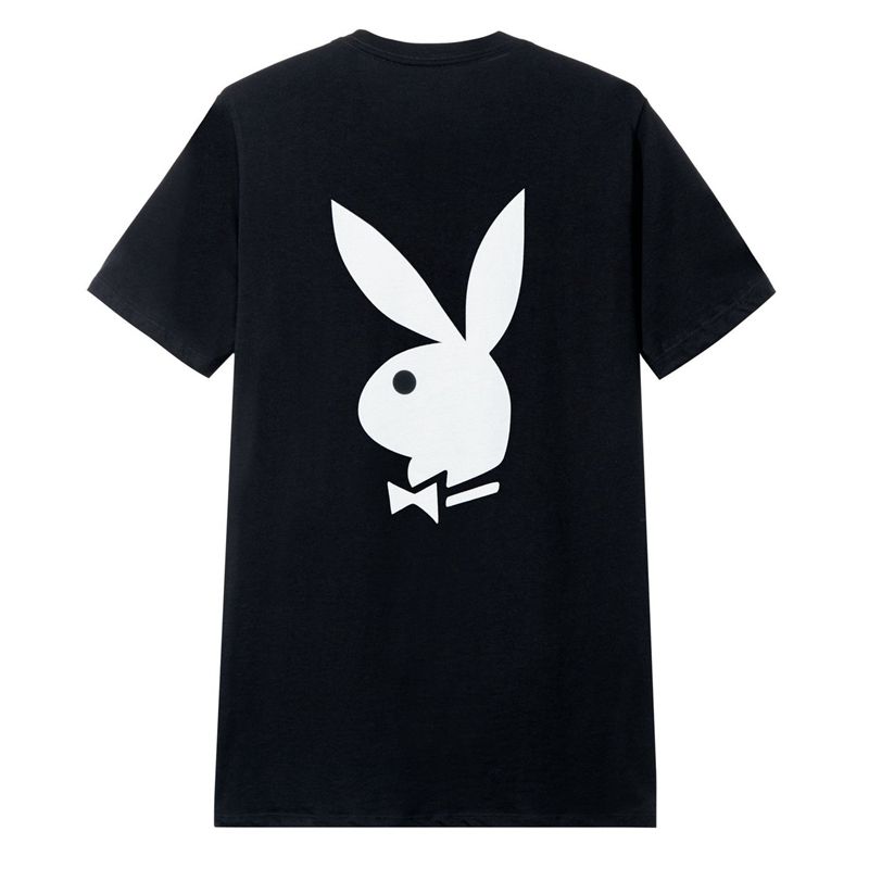 Playboy Rabbit Head Logo Men\'s Shirts Pink | 983540IRT