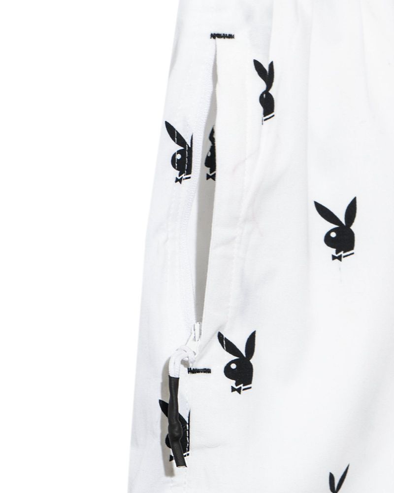 Playboy Repeating Rabbit Head Lounge Men's Shorts Blue | 259746HIZ