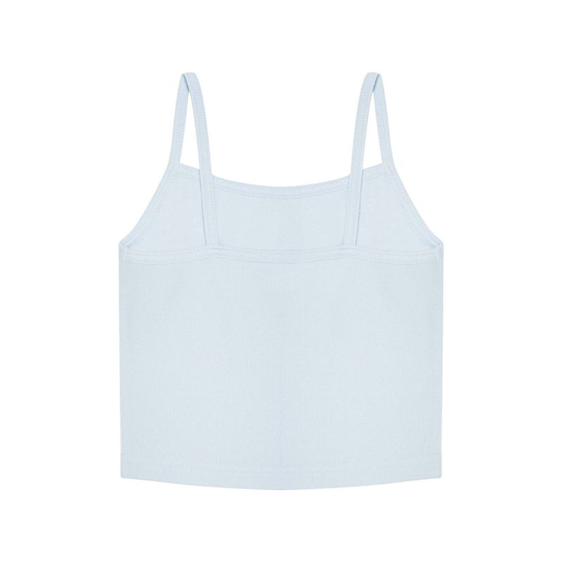 Playboy Ribbed Top Women's Tank Blue | 284631WJM