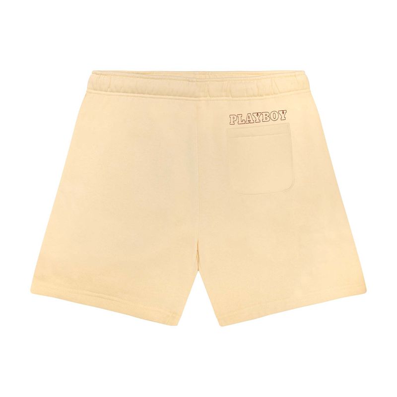 Playboy Silhouette Sweat Men's Shorts White | 789406BQZ