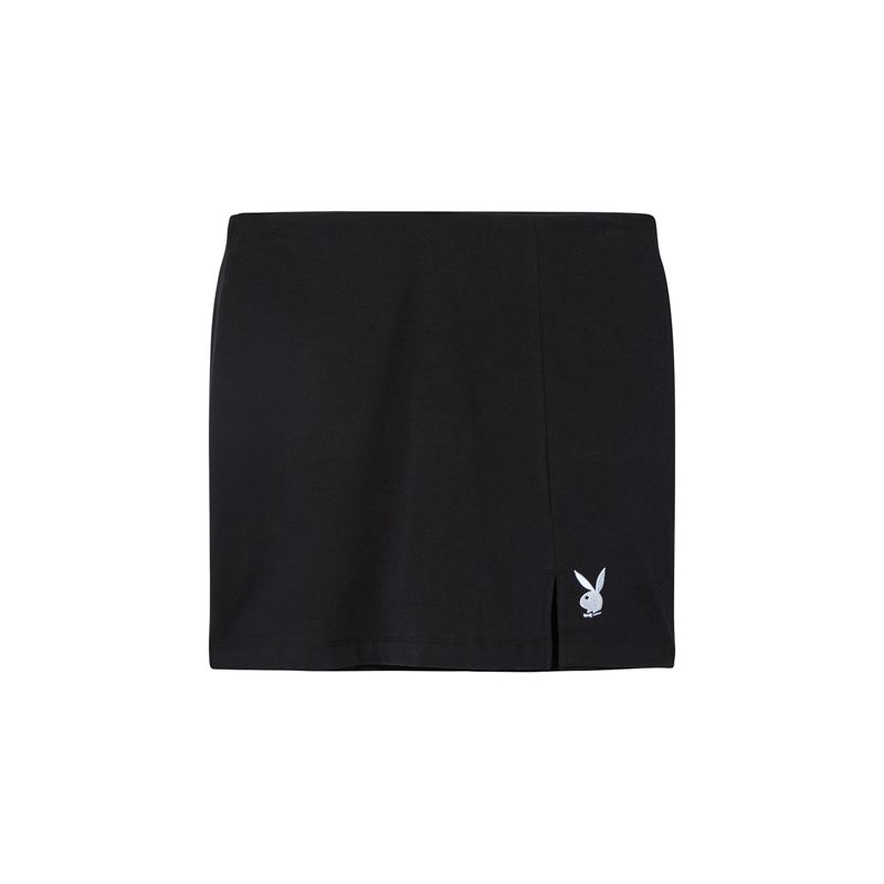 Playboy Slit Skort Women's Skirts Grey | 527694UPR