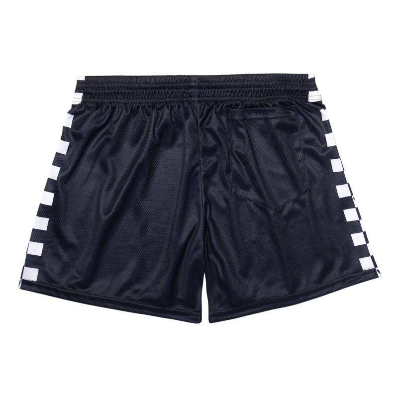 Playboy Speed Racer Mesh Men's Shorts Black / White | 328940MBN