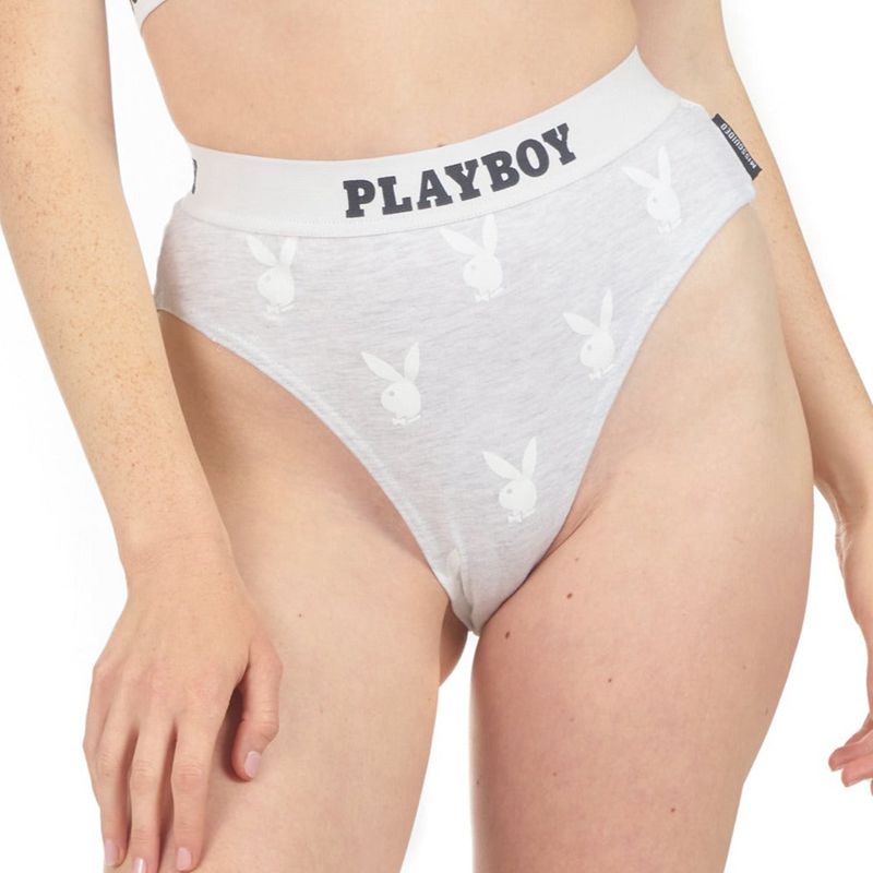 Playboy Sport High Waisted Y Women\'s Loungewear Grey | 168950MCQ