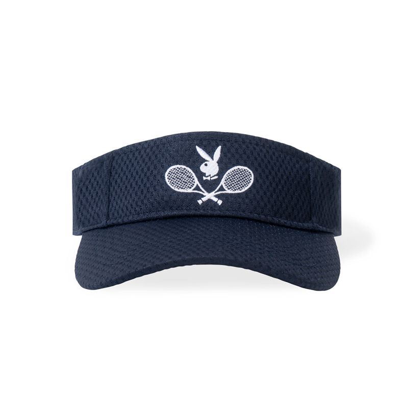 Playboy Sports Mesh Men\'s Hats Navy | 075936HXT