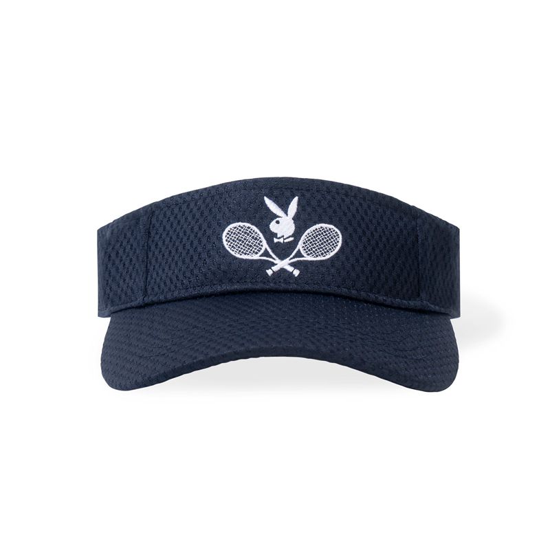 Playboy Sports Mesh Visor Women\'s Hats Navy | 546980MLB