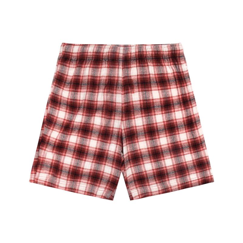 Playboy State Line Flannel Men's Shorts Red | 641078QBU