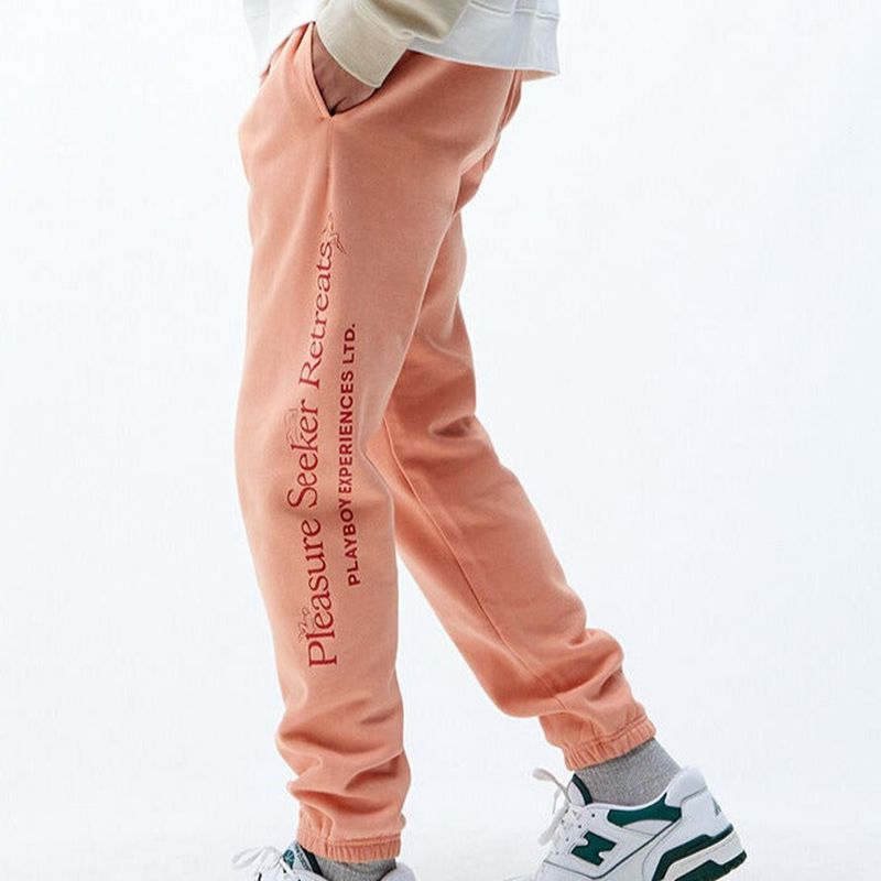 Playboy Sun Up Men's Sweatpants Orange | 054368FYI