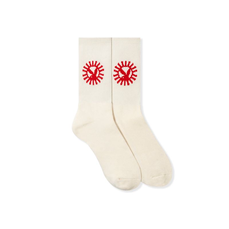 Playboy Sun Up Socks Women\'s Loungewear White | 178056VEJ