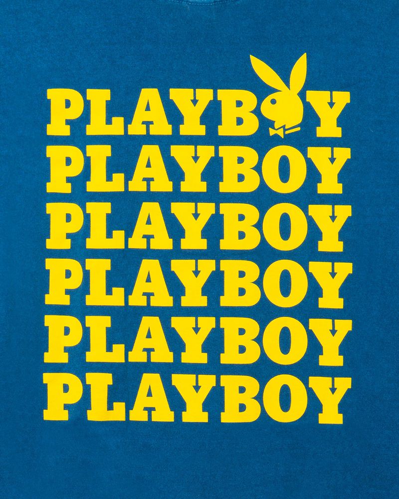 Playboy Sunglasses Men's Shirts Blue | 240598PAS