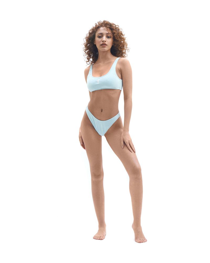 Playboy Terry Bikini Top Women's Swimwear Mint | 256748OUZ