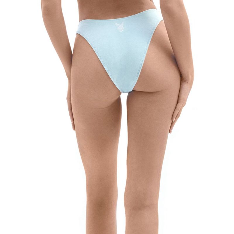 Playboy Terry High Side Bikini Bottom Women\'s Swimwear Mint | 497586RPM