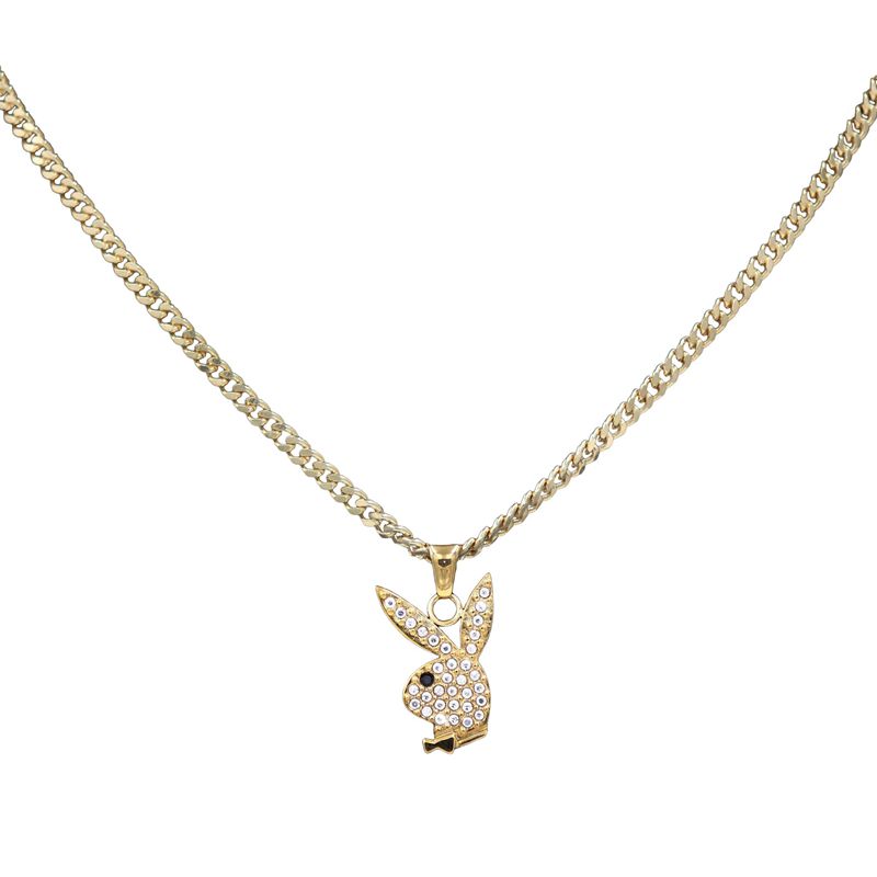 Playboy The Dainty Necklace Women\'s Jewelry Gold | 708631FRN