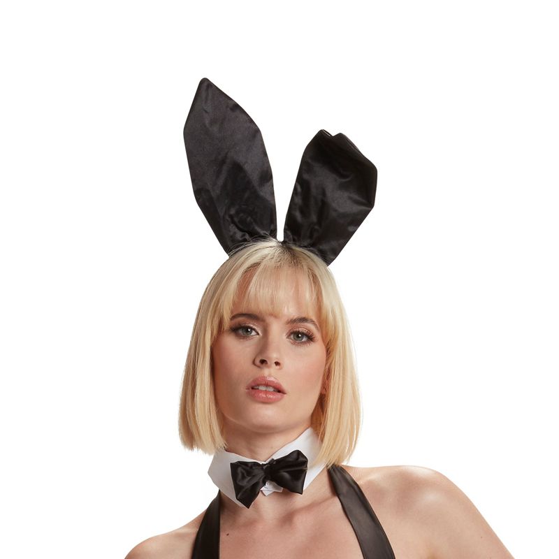 Playboy The OfficialAccessory Set Women's Bunny Suit Black / White | 478903KJW