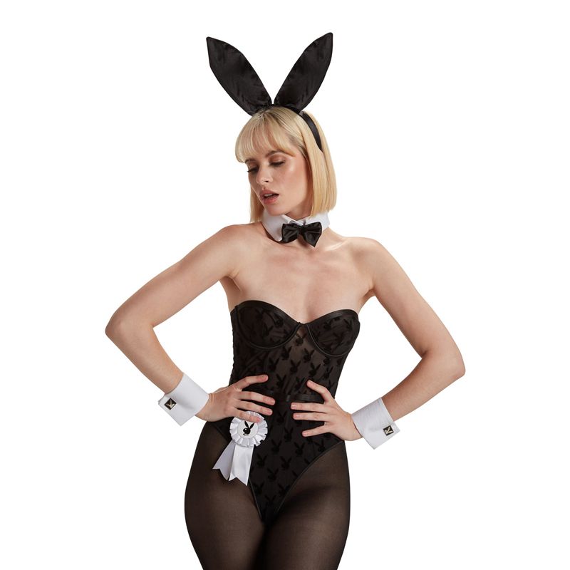 Playboy The Official Women's Bunny Suit Black | 917803KPU