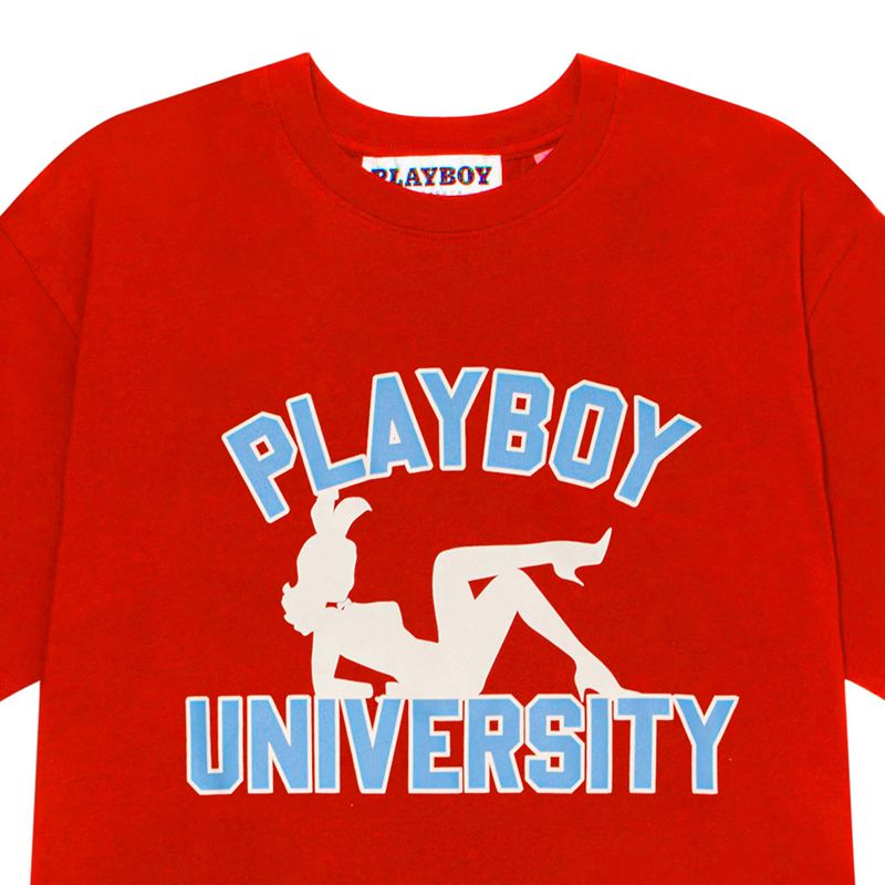 Playboy University Men's Shirts Blue | 120456APQ