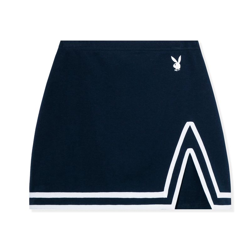 Playboy Varsity Mini Women\'s Skirts Blue | 964735FIM