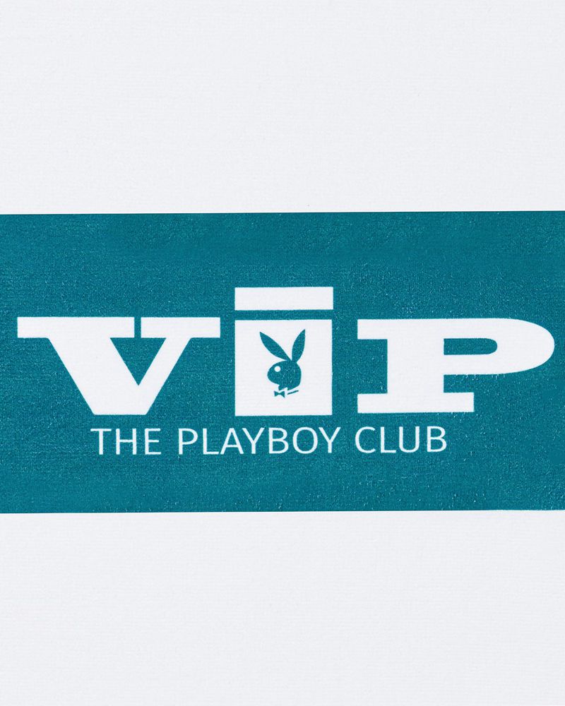 Playboy Vip Club Beach Towel Women's Swimwear Light Blue / White | 820936DKE