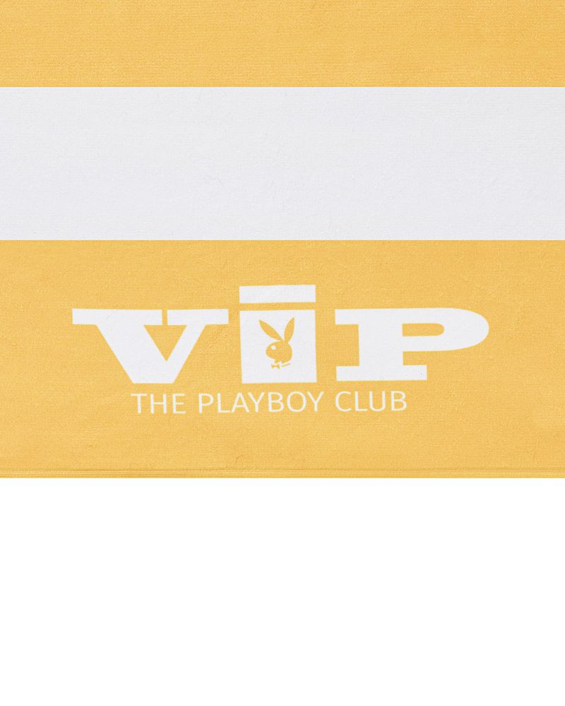 Playboy Vip Club Beach Towel Women's Swimwear Light Blue / White | 820936DKE