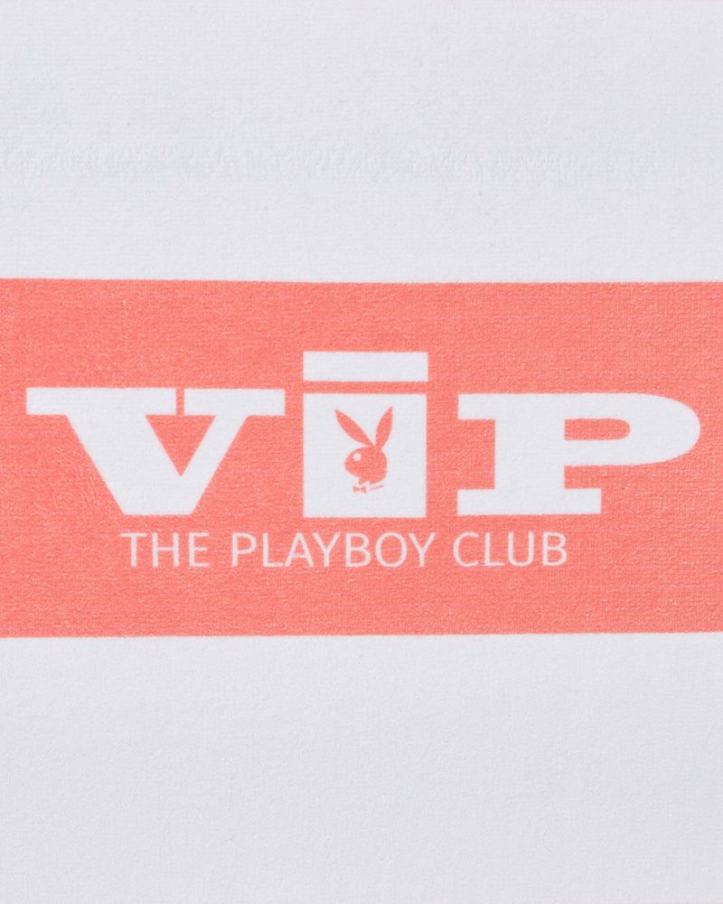 Playboy Vip Club Beach Towel Women's Swimwear Light Blue / White | 820936DKE