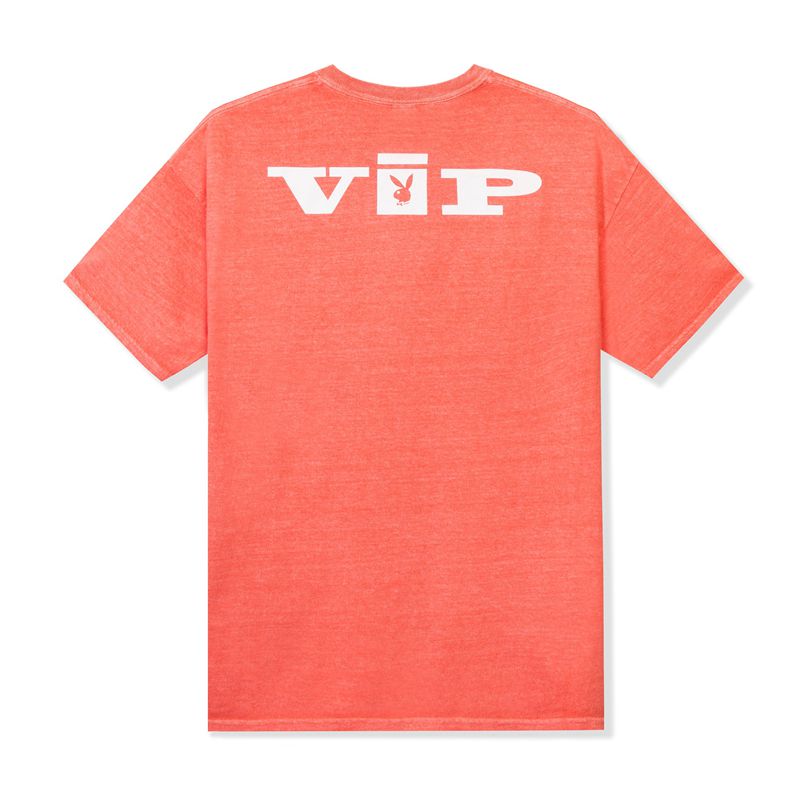 Playboy Vip Club Men's Shirts Orange | 026458MNU