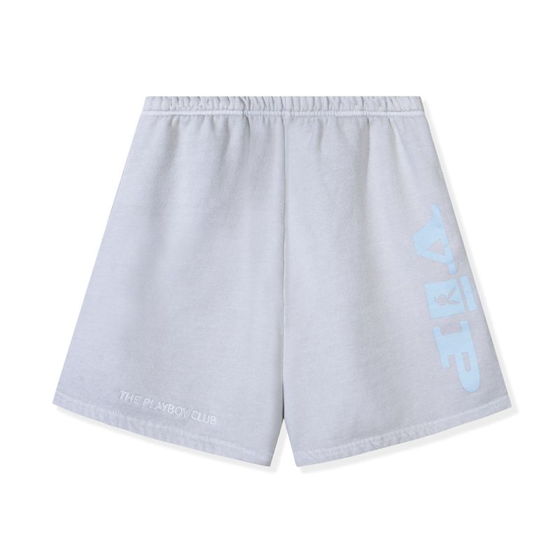 Playboy Vip Club Sweat Men's Shorts Grey | 398617GKJ