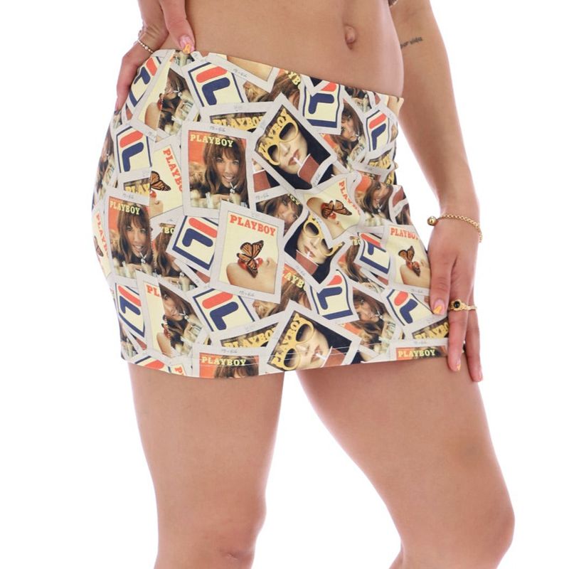 Playboy X Fila Elaine Mini Women's Skirts Multicolor | 085169VBW