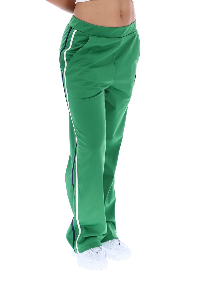 Playboy X Fila Mardi Track Women's Pants Green | 435197BJN