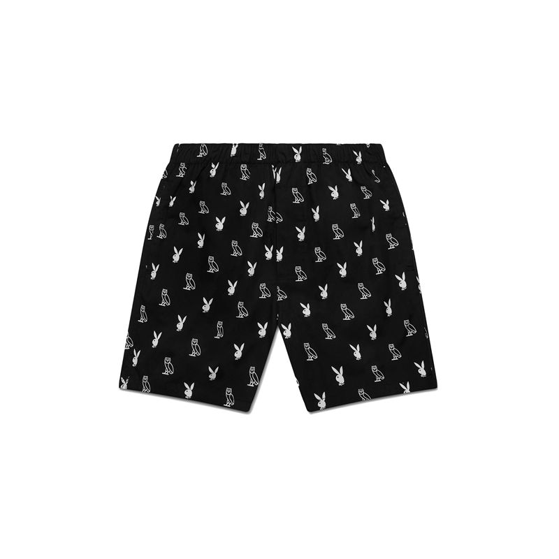 Playboy X Ovo Boxers Men's Underwear White | 795023UFC