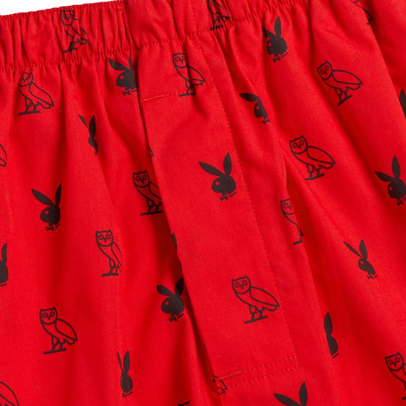 Playboy X Ovo Boxers Men's Underwear White | 795023UFC