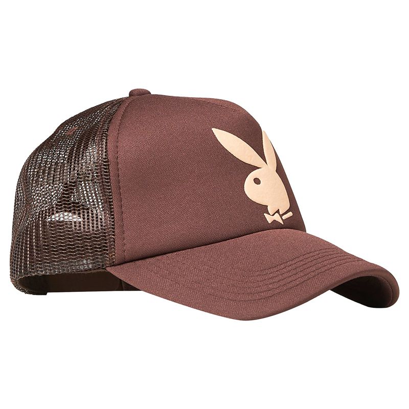 Playboy X Pleasures Bunny Trucker Men's Hats Forest | 573961NDX