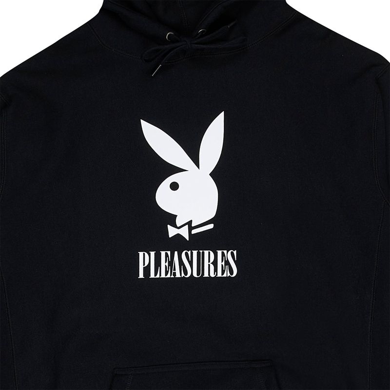 Playboy X Pleasures Play Men's Hoodie Grey | 639157HLS