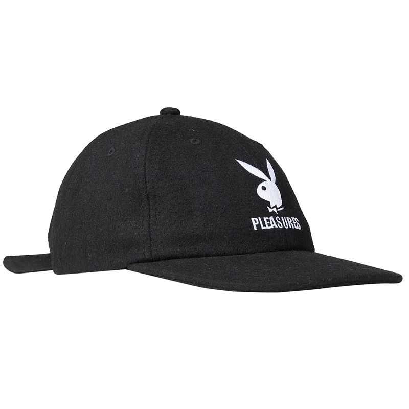 Playboy X Pleasures Wool Strapback Men's Hats Forest | 094652FSW