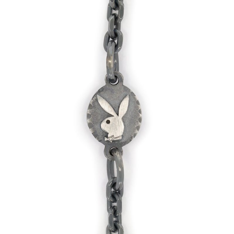 Playboy X The Great Frog Souvenir Pendant Men's Jewelry Grey | 089537TQU