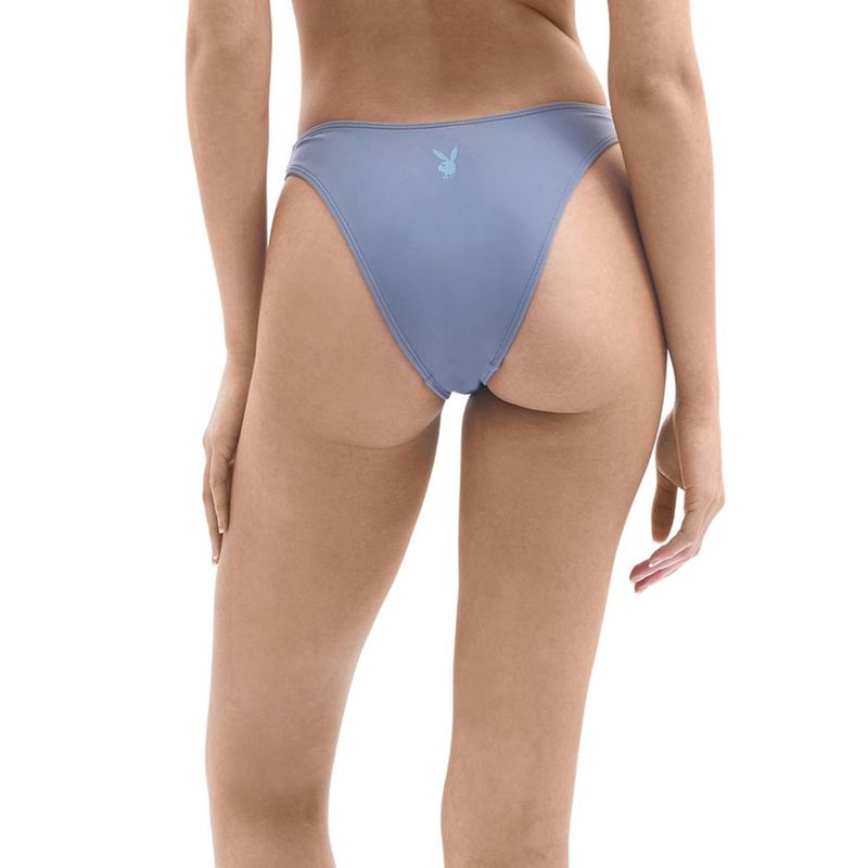 Playboy Active Bikini Bottom Women's Swimwear Grey | 063512CRZ