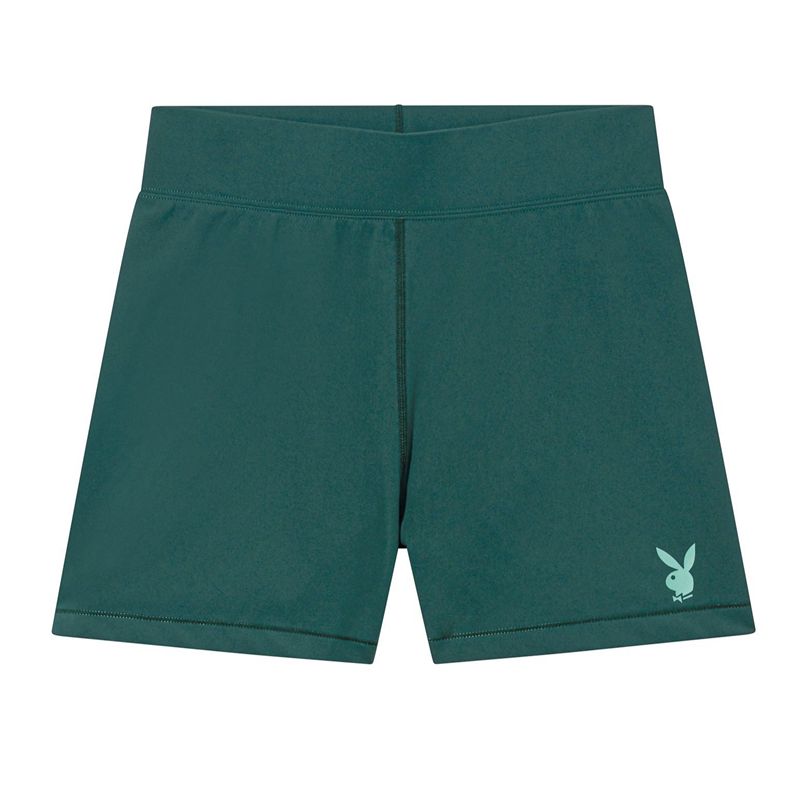 Playboy Biking Women's Shorts Green | 692541HUN