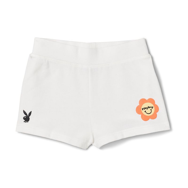 Playboy Playtimes Women's Shorts White | 034687KLO