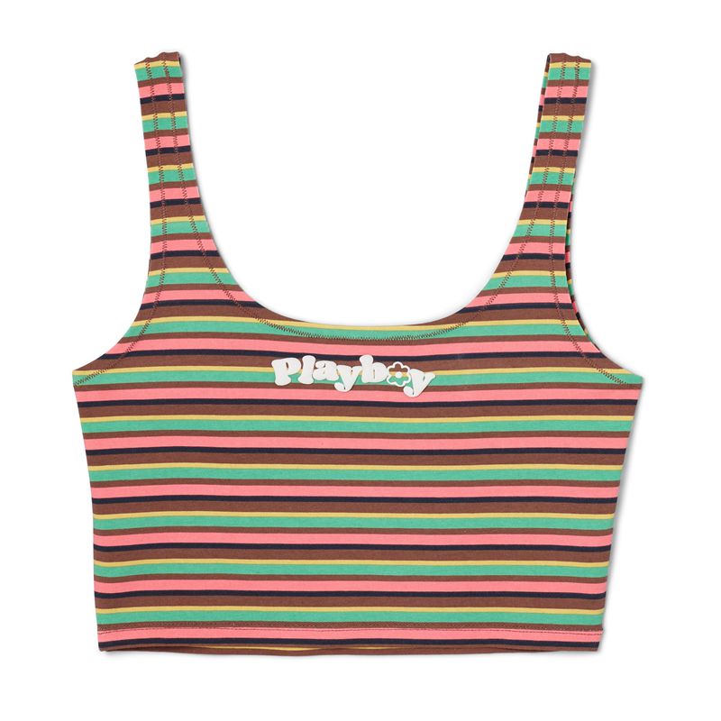 Playboy Scoop Women's Tank Multicolor | 365841JRM