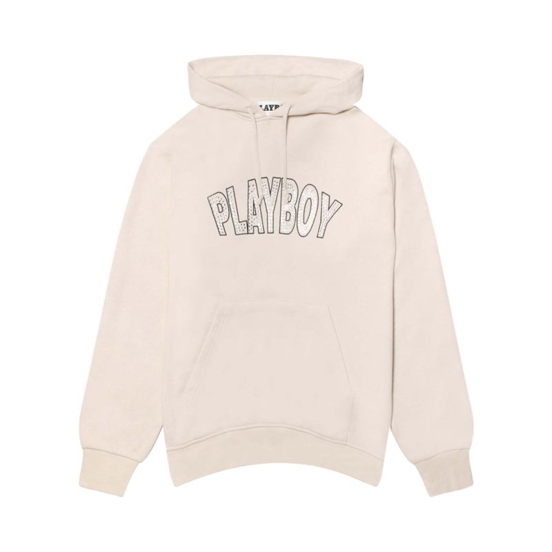 Playboy Slots Men's Hoodie Pink | 746095BUX